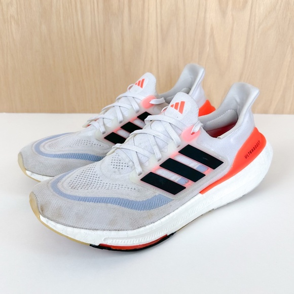 Adidas ULTRABOOST Light 23 Running Shoes HQ6351 White Black Red Men’s Sz 11 - Picture 1 of 11